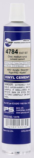 1.5oz WELD-ON Low VOC #4784 (VINYL) - Vinyl Cements